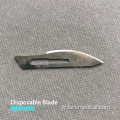 Blade jetable couteau chirurgical